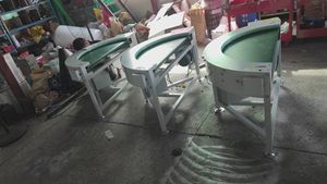 Çalışma masaları montaj hattı 45/90/180 derece eğri bant konveyör üretimi yüksek verimli pikap konveyör - Product Image 5