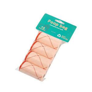 Hot Eco Friendly Dog Poop Bags-Compostable/Almidón de maíz Durable Easy-Tear con correa Clip Tamaño universal al por mayor personalizado - Product Image 5