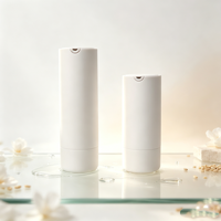 Flacon pompe airless blanc Twist Top 15ml 30ml 50ml, flacon pompe airless anti-âge personnalisé, flacon airless Twist de luxe de bonne qualité