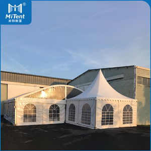 MiTent 12x30m <span class=keywords><strong>d</strong></span>ôme Arcum PVC tente auvent tente de fête en plein air avec structure en métal lourd tente de mariage - Product Image 6