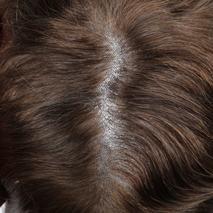 Full Swiss Lace <b>Toupee</b> Breathable Base Popular Indian Hair Unit for Men - Product Image 4