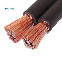 Cable de Soldadura Industrial Flexible de Bajo Voltaje al por Mayor, VDE CE Clase 6, Conductor de Cobre 1/0 2/0 4/0 AWG, Revestimiento de PVC y Goma