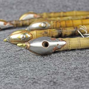 Bamboo Smoking Pipe Straight Type Long Stem Traditional Craftsmanship Tobacco Pipe Zhejiang Origin - Product Image 4