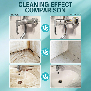 Nettoyant multi-usages <span class=keywords><strong>pour</strong></span> salle de bain, <span class=keywords><strong>baignoire</strong></span>, coiffeuse, carrelage, dissout rapidement, nettoyage en profondeur, élimination des taches, détergent <span class=keywords><strong>pour</strong></span> salle de bain - Product Image 4