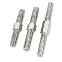 Zinc Plated Carbon Steel & SS304 SS316 Double End Stud Bolt ASTM A193 B7 M8-M20 Thread Stud Rod for Heavy Construction