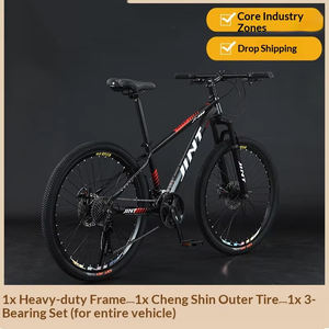 Vélo de montagne 26 <span class=keywords><strong>pouces</strong></span> <span class=keywords><strong>27</strong></span> vitesses pour hommes et femmes, double frein à disque, tout-terrain, ultra léger, vélo pour adultes et étudiants, fourche - Product Image 2