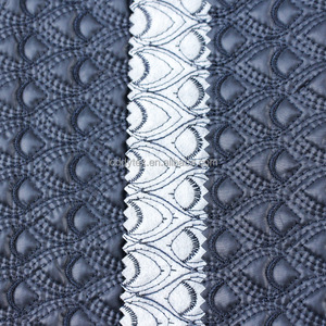 50D chống tĩnh không thấm nước thoáng khí chần loại Tơ Sống vải máy tính thêu 100% <span class=keywords><strong>polyester</strong></span> Heavyweight cho cô gái túi - Product Image 3