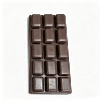 Bloc de chocolat anti-stress souple, design grand format, texture pliable, à récupération lente