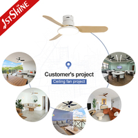 Ventilador de Techo de Alto Rendimiento 1stshine, Empotrado, Estilo Lujoso, de Primera Calidad, Ecológico, de Grado Comercial, con Luz LED