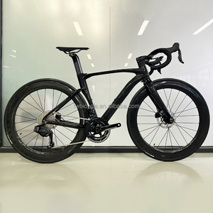 Vélo de route en fibre de carbone 8,8 kg, groupe électronique sans fil 24 vitesses WheelTop, roues en carbone 60 mm, cadre aérodynamique entièrement en carbone pour unisexe - Product Image 1