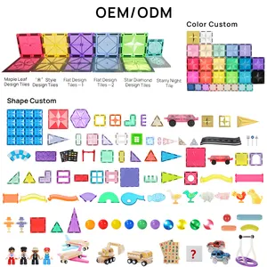 एमएनटीएल मैग्नेटिक टाइल्स बिल्डिंग खिलौने बच्चों के लिए शैक्षिक मोंटेसरी खिलौना DIY चुंबक निर्माण ब्लॉक बच्चों के लिए बुद्धिमान