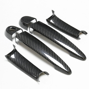 Universal Carbon Fiber Door Handle Cover Trim Exterior Pull Handle Overlay for <b>Car</b> <b>Interior</b> - Product Image 3