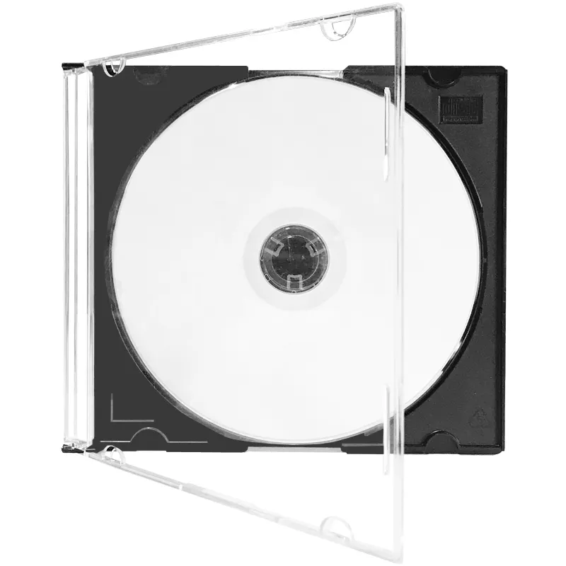 Cassa del gioiello del cd all'ingrosso più votata 5.2mm slim cd dvd case 25pcs pack