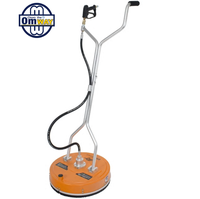 Limpiador de superficies Whirl a Way de plástico de 20 pulgadas con barra giratoria de 4 brazos de acero inoxidable