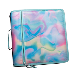 BSCI Jiayuan Model 0566 500 Sheet Capacity <b>3</b>-<b>Ring</b> <b>Binder</b> Free Sample Polyester 5-Tab Expanding File Folder Pockets for School - Product Image 1