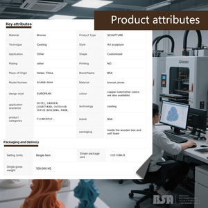 مخصص ملاك روماني تمثال برونزي أصيص زهور عتيق برونزي أصيص زهور معدني برونزي لتزيين المنتجعات والقصر - Product Image 6