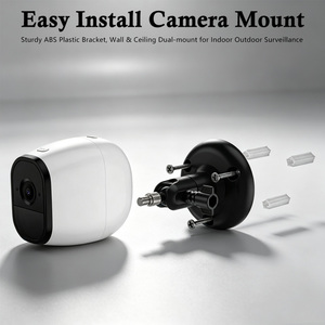 Soporte de Pared y Techo de Plástico ABS con Rosca de 1/4 de Pulgada Compatible con Cámaras de Seguridad <span class=keywords><strong>Arlo</strong></span> Eufy Ring para Interiores y Exteriores - Product Image 4