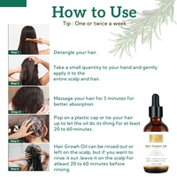 Kit Huile de Croissance Capillaire Naturelle au Beurre de Batana et Peigne Liquide pour le Cuir Chevelu, Personnalisable avec Logo, Adapté à Tous Types de Cheveux, pour des Racines Plus Fortes et des Cheveux Plus Épais