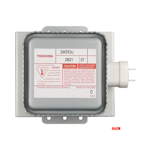 Accesorio original de magnetrón de <span class=keywords><strong>microondas</strong></span> 2M253J Placa base de pie corto de frecuencia fija refrigerada por aire 860W - Product Image 1