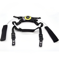 Système de suspension de casque Wendy amélioré avec sangle de menton souple et sangles de verrouillage réglables