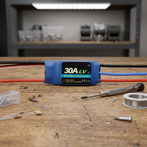 Controlador Electrónico de Velocidad (ESC) Programable de 30A 2-6S Personalizable para Aviones RC de Ala Fija, Drones FPV y UAV - Product Image 1