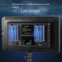 Panneau lumineux LED Fosoto U800 U600 50W pour vidéo, éclairage professionnel de studio photo, lampe de remplissage pour appareil photo, éclairage de maquillage