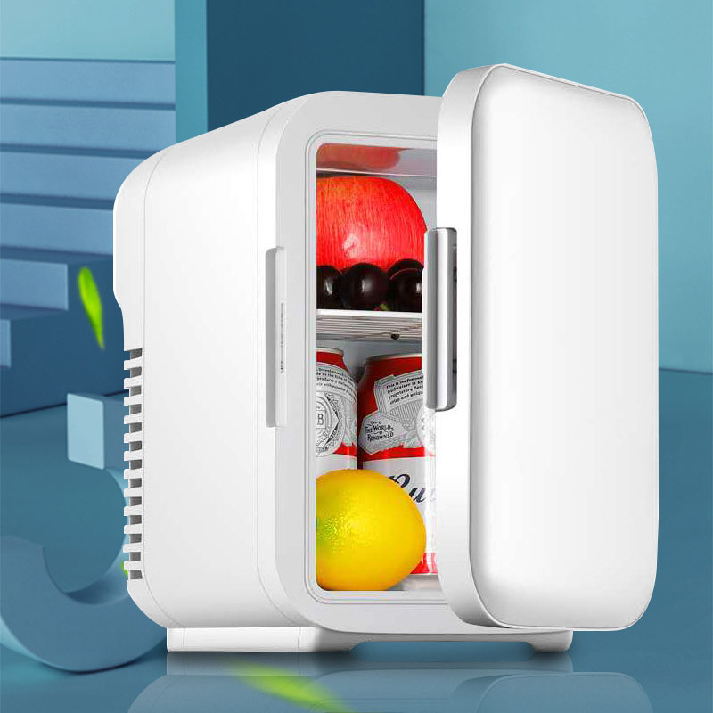 Автомобильный холодильник 6 л, мини-холодильник, косметика, 12 В, мини-охладители, портативный автомобильный холодильник