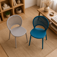 Chaise de salle à manger empilable en PP de qualité commerciale australienne, robuste, sans accoudoirs, pour café, hôtel, restaurant, vente en gros à Sydney