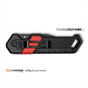 LANDING 521023 Heavy Duty <b>Folding</b> <b>Utility</b> <b>Knife</b> with Stainless Steel Blade for DIY Outdoor Camping and Everyday Carry - Product Image 2