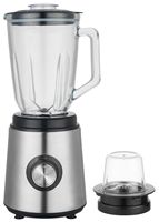 Nieuwe Design 1000W 1,5L Glazen Kan 3-in-1 4 Messen 3-Snelheden Roestvrijstalen Mes Multifunctionele Tafelblender voor Huishoudelijk Gebruik en Hotels