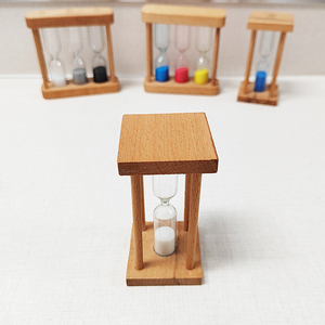 Wholesale Modern Creative Custom Wood Hourglass 3/5 Minutes Wood <strong>Sand</strong> <strong>Timer</strong> Colorful <strong>Sand</strong> Hour for Everyday Timing Use - Product Image 1