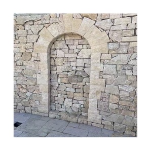 Tuiles épaisses dégringolées de revêtement de mur de <span class=keywords><strong>calcaire</strong></span> de style antique traditionnel pour la décoration privée - Product Image 3