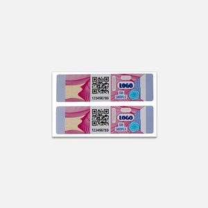 Holographic Custom Stickers <strong>Paper</strong> Labels Qr Code Sheet Roll <strong>Printable</strong> Vinyl Void Rainbow Die Cut 3D <strong>Security</strong> Hologram Sticker - Product Image 3
