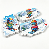 Pegatinas Personalizadas de Vinilo PVC Impermeables de Alta Calidad, Etiqueta Adhesiva con Diseño de Logotipo, Resistente a los Rayos UV, Recortada a Troquel