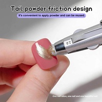 Nouveauté : Stylo à points pour ongles 5 en 1 avec manche en métal pour la manucure, la pédicure, l'art des ongles, la peinture, le dessin et la conception en salon de manucure