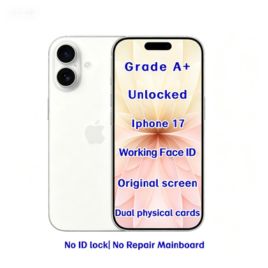 Wholesale Unlocked iPhone 17 512GB White Original Smartphone 5G Super Retina XDR Factory Price Mobile Phone Supplier Bulk Stock