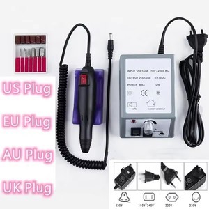 Electric <b>Nail</b> Art Drill Machine 20000RPM Manicure Machine <b>Nail</b> Polisher Art Equipment US EU AU UK Plug - Product Image 4