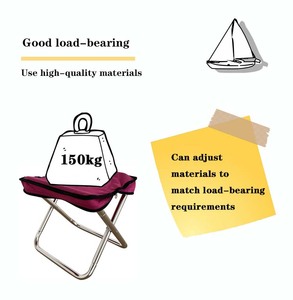 Chaise pliante portable pour le camping en plein air, <span class=keywords><strong>tabouret</strong></span> <span class=keywords><strong>pliable</strong></span> en aluminium pour le <span class=keywords><strong>jardin</strong></span> ou la plage, mobilier d'extérieur en métal - Product Image 5