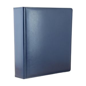 Raccoglitore Deluxe in pelle sintetica 3 Q-Ring formato Standard con cofanetto nero per monete, figurine, valuta, banconote, documenti - Product Image 3