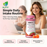 Gummies de collagène à marque privée OEM pour adultes : Soutien pour la santé des cheveux, de la peau et des ongles, antioxydant et soutien immunitaire, beauté et bien-être