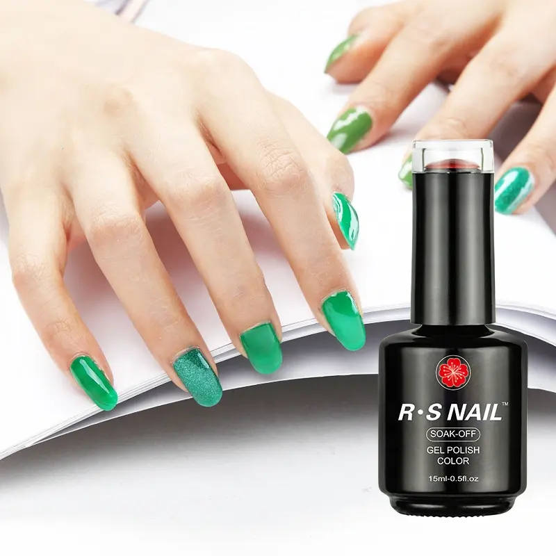 RS เล็บเจลสีโปแลนด์มืออาชีพผู้ค้าส่ง640สียาทาเล็บเจลยูวี