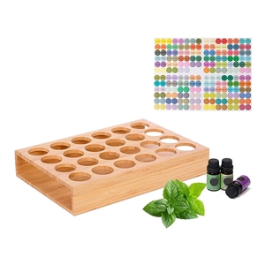 Venta caliente de madera de <span class=keywords><strong>pino</strong></span> lápiz labial organizador caso soporte personalizar cosmético acabado caja madera aceite esencial titular - Product Image 1