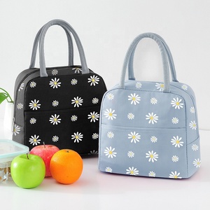 Japanese Style <strong>Small</strong> Daisy Office Worker Portable Student Cooler Heat Preservation Lunch <strong>Cool</strong> <strong>Bag</strong> - Product Image 6