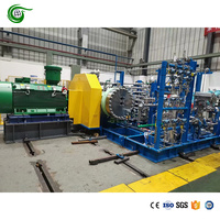 Compresseur à diaphragme sans huile haute capacité et haute pression pour acétylène C2H2, pression d'entrée moteur 16 bars, pression de sortie 320 bars, débit 800 Nm³/h