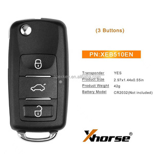 Llave Remota XHORSE XEB510EN B5 Super de 3 Botones con Chip Super XT27B para Tipo B5, Compatible con VVDI2, VVDI Key Tool Max Pro - Product Image 3