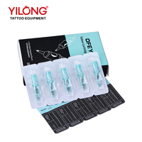 Cartouche d'encre bleue Ophir, aiguilles pour cartouches de tatouage, aiguilles cosmétiques PMU, fournitures pour cartouches d'aiguilles de tatouage