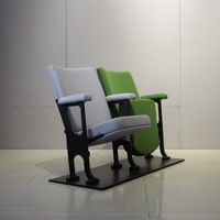 Silla de estilo americano para uso en el auditorio, plegable, para uso en Iglesia, Teatro