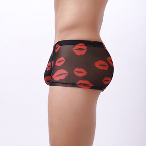 Nouveaux boxers pour hommes en maille respirante, écologiques, translucides, fins, à séchage rapide, taille basse, pour adultes - Product Image 2