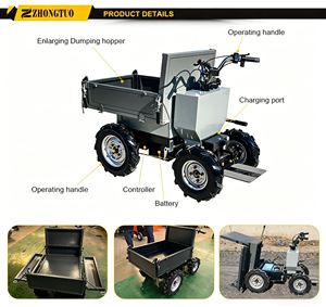 Self-Loading Self Loading Mini Dumper and Multifunctional Mini Truck Dumper for Mining with <strong>Power</strong> <strong>Wheel</strong> <strong>Barrow</strong> Mini Dumper - Product Image 4