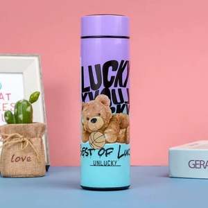 Thermos sous vide Ours de dessin animé, affichage LED intelligent de la température, bouteille d'eau en acier inoxydable en gros - Product Image 5
